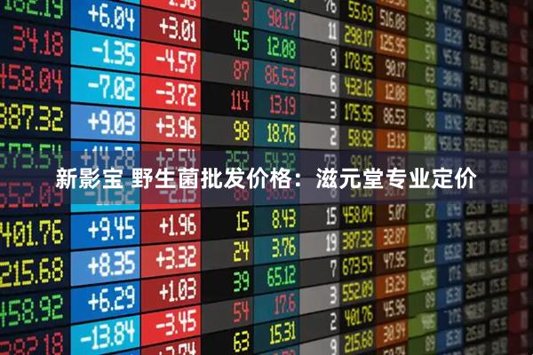 新影宝 野生菌批发价格：滋元堂专业定价